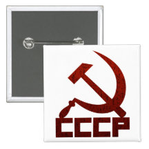 CCCP affligé avec le marteau et la faucille Badge
