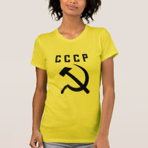 CCCP (le T-shirt des femmes de style E)