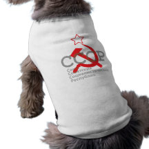 CCCP_red T-shirts Pour Toutous