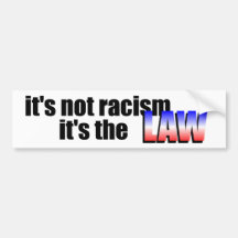 ce n'est pas racisme autocollant pour voiture