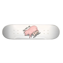 Ce petit porc est resté la maison planches à roulettes customisées