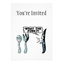 Ce qui la fourchette invitations