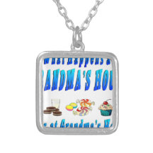 Ce qui se produit au bleu de Chambre de grand-mama Pendentifs