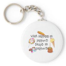 Ce qui se produit chez Pappou&apos ; s RESTE chez  porte-clés
