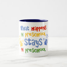 Ce qui se produit dans l'école maternelle tasse