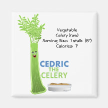 Cedric le céleri aimants