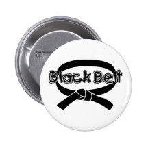 Ceinture noire 2 badges avec agrafe