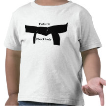 Ceinture noire de futurs arts martiaux t-shirt
