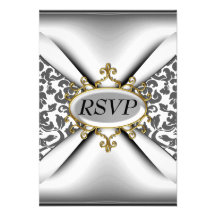 Célébration blanche RSVP de fête d'anniversaire de Invitation Personnalisée