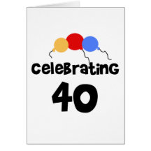 Célébration de 40 cartes de vœux