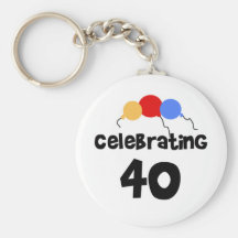 Célébration de 40 porte-clé