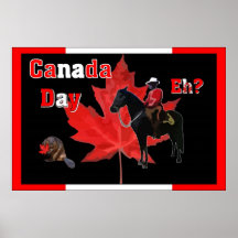 Célébrez le jour du Canada Affiches