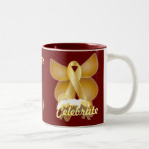 Célébrez l'Effet-Personnaliser de papillon de Noël Tasse À Café