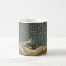 Céleste vintage, astronomie, reine de la nuit tasse