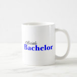 Célibataire officiel (bleu) tasse à café