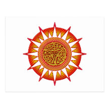 Celtic Sun 3 Cartes Postales