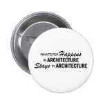 Celui qui se produise - architecture pin's avec agrafe