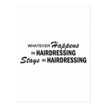 Celui qui se produise - coiffure cartes postales