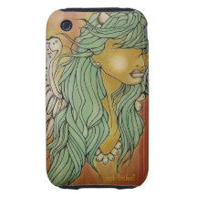 Cendre diabolique de //de coque iphone de //d'ange étui iPhone 3 tough 