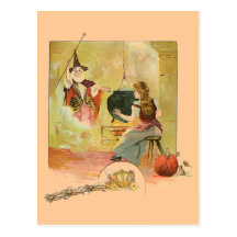 Cendrillon et sa mère féerique de Dieu Cartes Postales