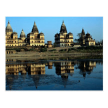 Cénotaphes, Madhya Pradesh, Inde Carte Postale