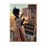centennial vintage d'époque de belle de la lithogr carte postale