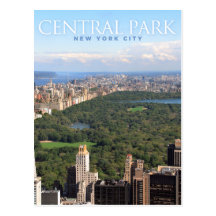 Central Park à New York Cartes Postales