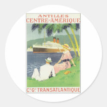 Centre Amerique des Antilles Autocollants