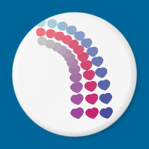 Cercle à l'aimant de coeurs magnets