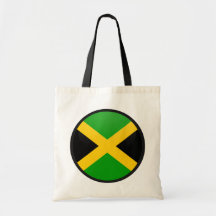 Cercle de drapeau de qualité de la Jamaïque Sac Fourre-tout