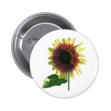 Cercle de feu de tournesol pin's avec agrafe