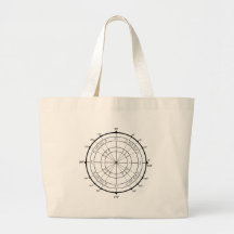 Cercle d'unité de geek de maths sacs en toile