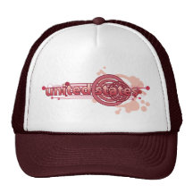 Cercle graphique rose Etats-Unis Casquettes
