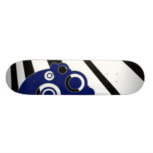 cercle impressionnant de vecteur planche à roulette