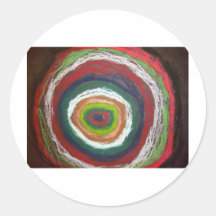 Cercles de Kandinsky Autocollant Rond