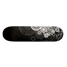 Cercles grunges plateau de skate