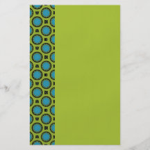 cercles moyens de vert de turquoise prospectus en couleur