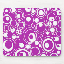 Cercles pourpres tapis de souris