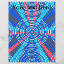 Cercles roses bleus modernes tract