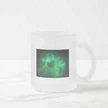 Cercles verts tasse à café