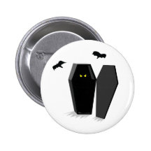 Cercueil éffrayant pin's