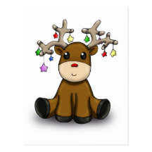 Cerfs communs cartes postales
