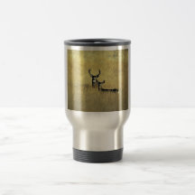 Cerfs communs de mule mug