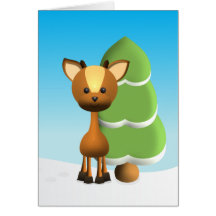 Cerfs communs de Wayne Cartes De Vœux