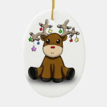 Cerfs communs décoration pour sapin de noël