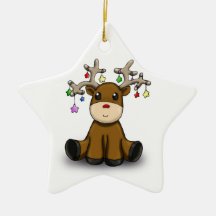 Cerfs communs ornement de noël