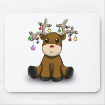 Cerfs communs tapis de souris
