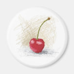 cerise aimant pour réfrigérateur