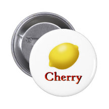 Cerise Badges Avec Agrafe