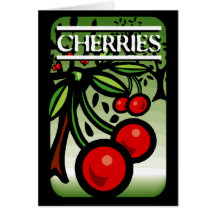 Cerises Carte De Vœux